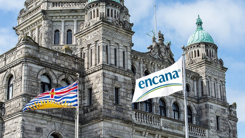 Encana, BC Liberals, Christy Clark, oil and gas, legislature, Pacific NorthWest 