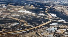 Athabasca tar sands, photographed by Andrew S. Wright